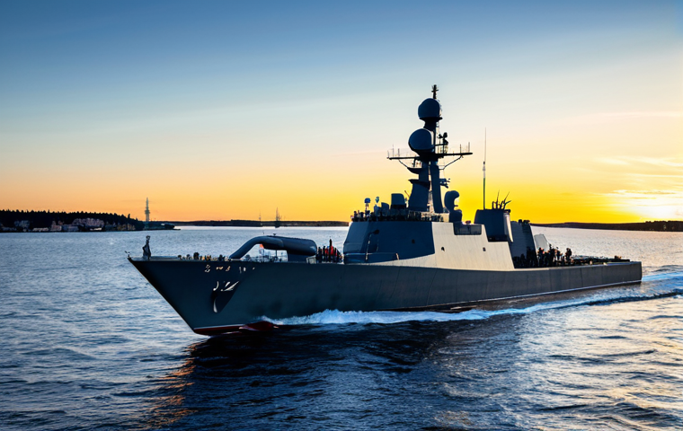 해군과 해양경찰 차이 - Coast Guard Rescue**

"A modern Swedish Coast Guard vessel speeding through choppy Baltic Sea waters...