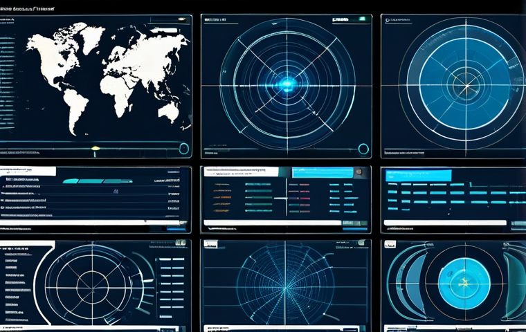 해군의 해상 수송 시스템 - **AI-Driven Global Logistics Command Center**
Visualize a cutting-edge, ultra-modern naval logis...