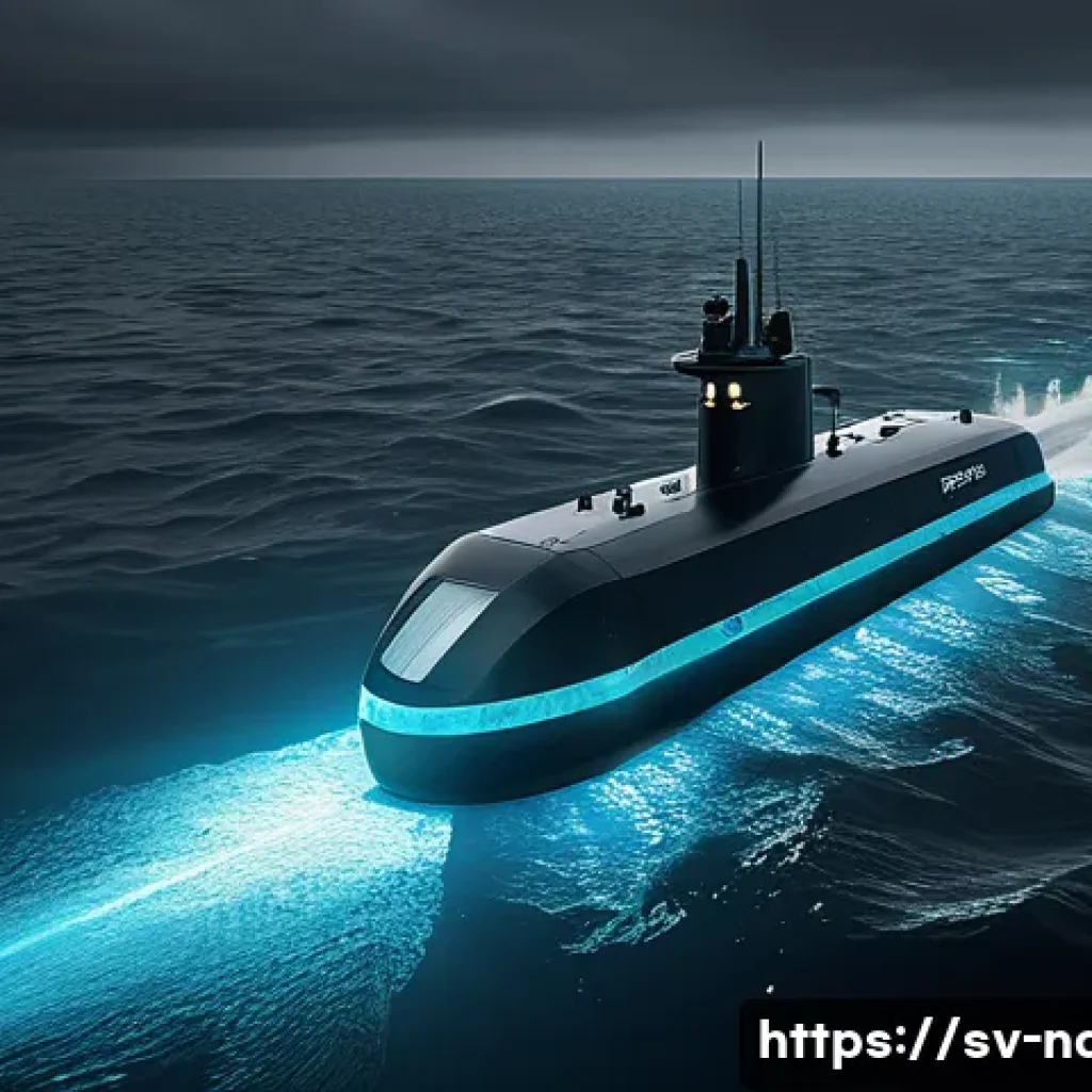 해군의 해양 정보 수집 기법 - **Prompt 1: Autonomous Guardians of the Baltic Depths**
"A photorealistic image of sleek, futuri...