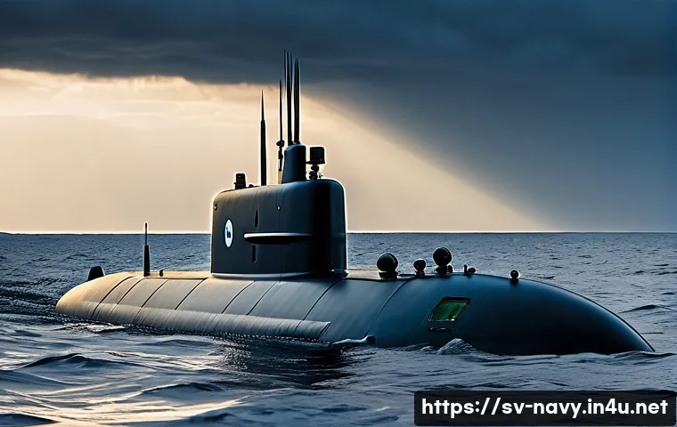해군 무기체계 개발 현황 - **A26 Blekinge-class Submarine Stealth Mission:**
A hyperrealistic, detailed shot of the Swedish...